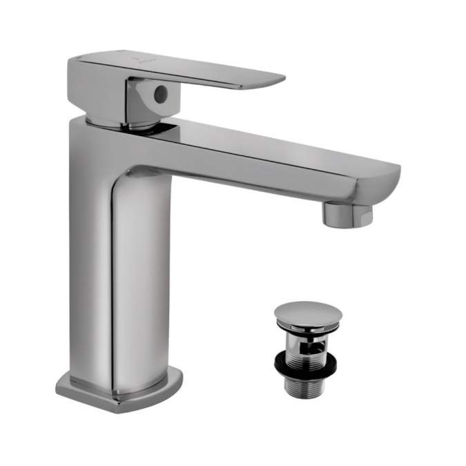 Jaquar Kubix Prime Chrome Mono Basin Mixer Tap