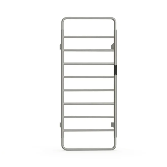 Lancia Aura 1200 x 500mm Brushed Nickel Electric Towel Radiator