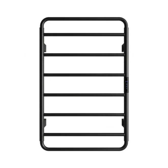 Lancia Aura 800 x 500mm Black Electric Towel Radiator