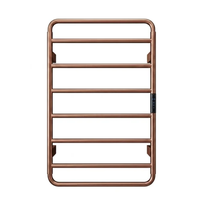 Lancia Aura 800 x 500mm Brushed Bronze Electric Towel Radiator