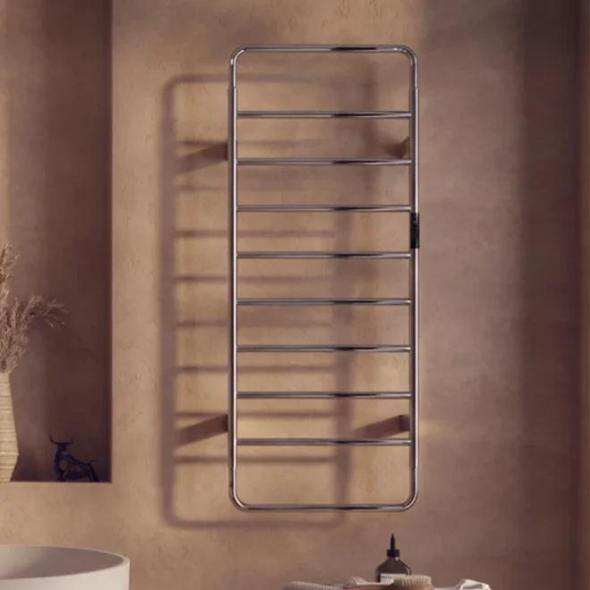 Lancia Aura 1200 x 500mm Chrome Electric Towel Radiator