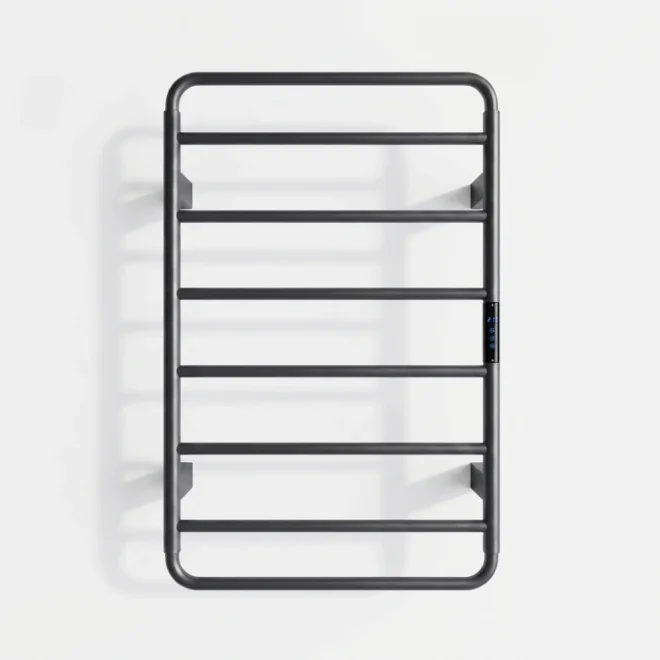 Lancia Aura 800 x 500mm Gunmetal Electric Towel Radiator