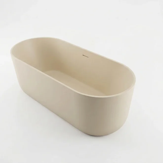 Lancia Eden Matt Stone Freestanding Bath 1700 x 750mm