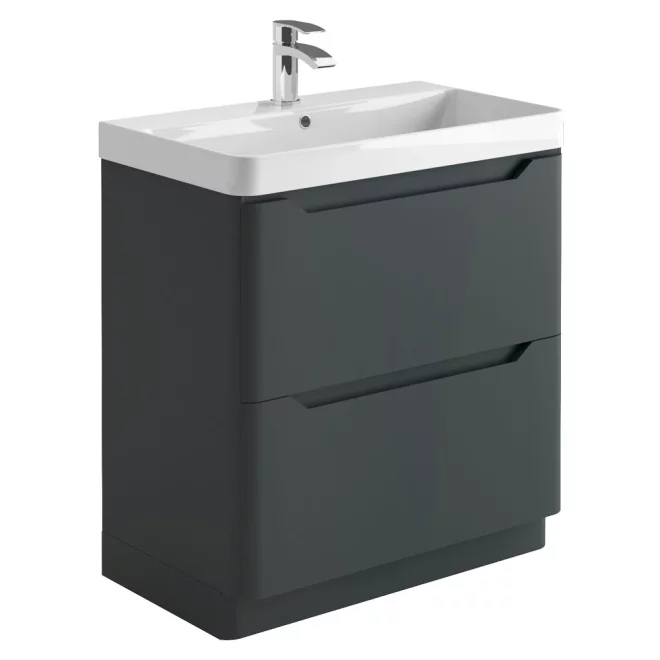 Lancia Ella 800 Anthracite Vanity Unit