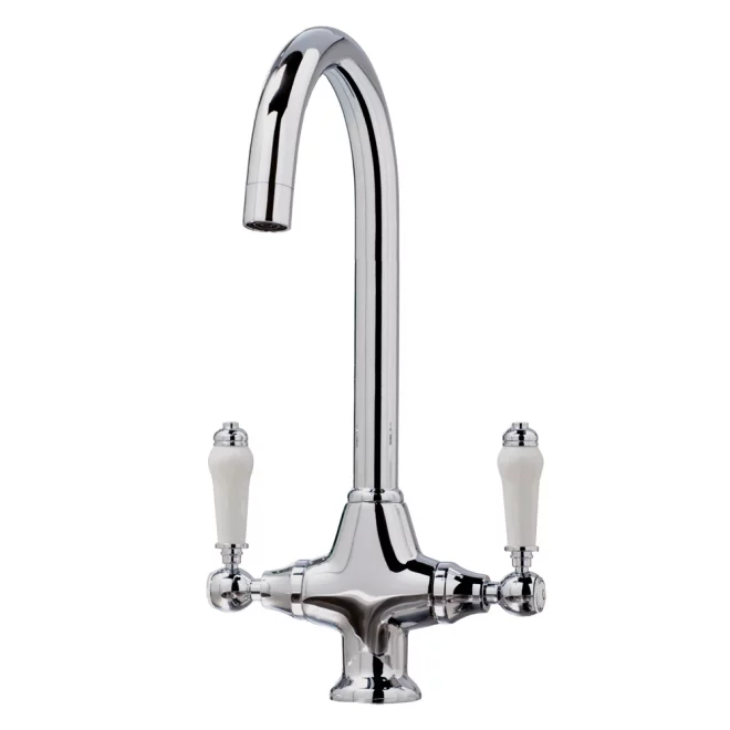 Lancia Harrogate Traditional Kitchen Mixer Tap - Chrome