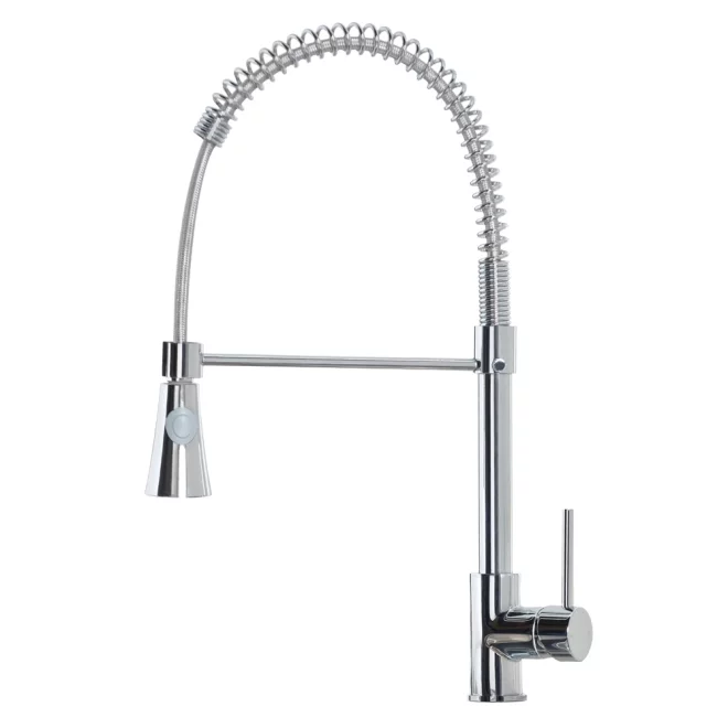 Lancia Tirare Spring Neck Mixer Tap with Pull-Out Spray