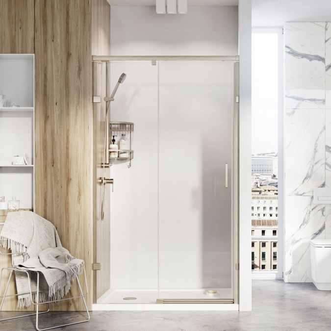 Roman Liberty 1700mm Sliding Shower Door for Alcove Fitting - 8mm Glass