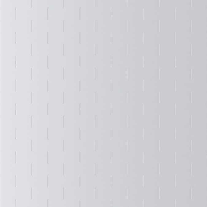 Lily White Showerwall Compact Tile Effect Wall Panel - 1220 x 2400mm