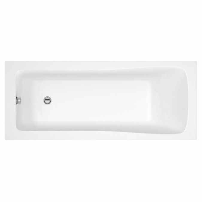 Nuie Linton Square 1600 x 700mm Single Ended Bath