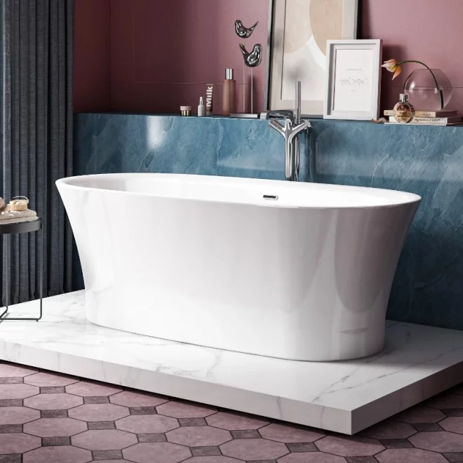 Charlotte Edwards Luna 1700 x 800mm Freestanding Bath