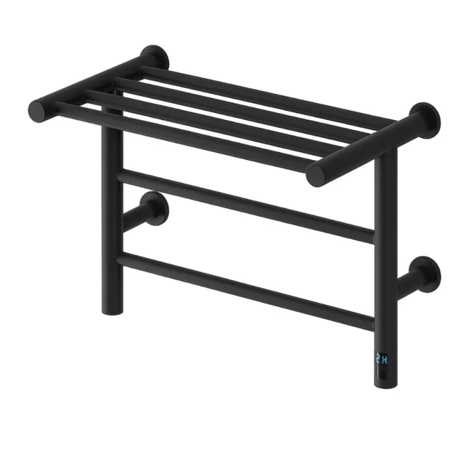 Reina Maira 350 x 500mm Black Bathroom Electric Towel Radiator