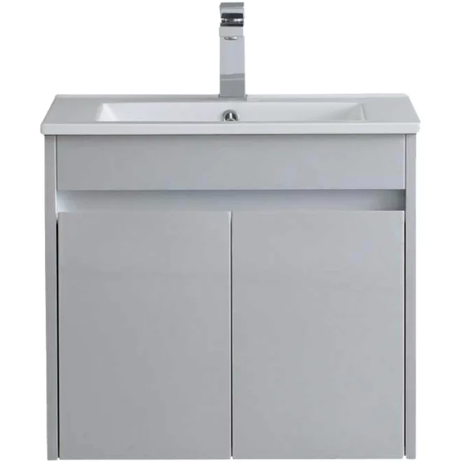 Mercia 600mm Light Grey Waterproof Wall Hung Vanity Unit