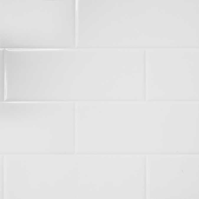 White Mermaid Composite Tilepanel Shower Board