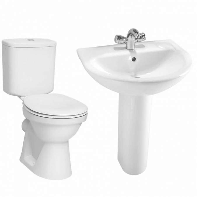 Vitra Milton Basin &Toilet 4 Piece Set