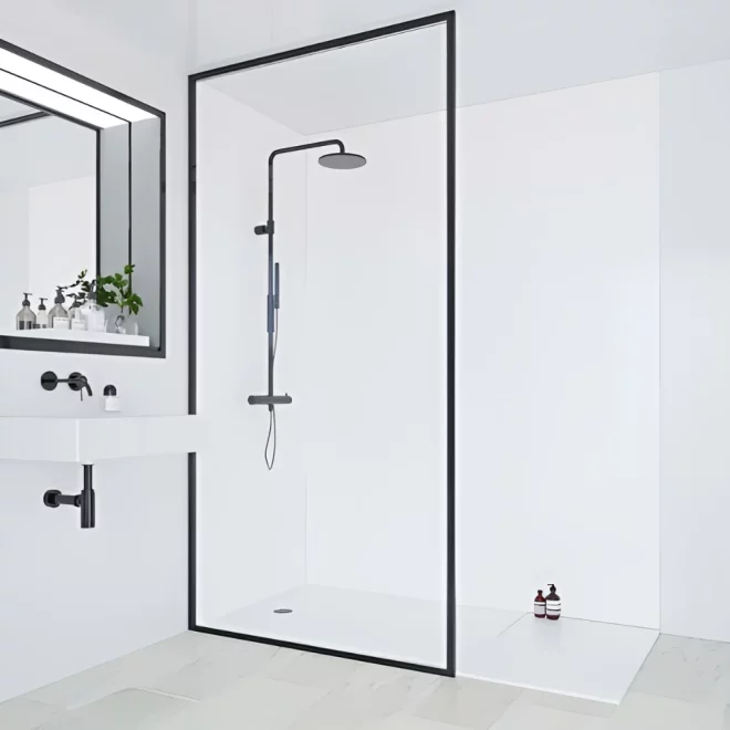 Multipanel Natural White Shower Panels