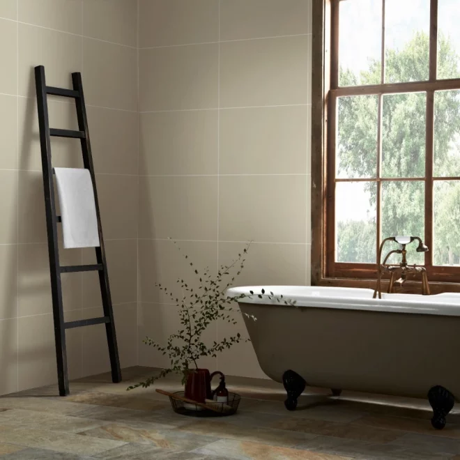 Multipanel Sage Green Large Tile Effect Shower Board