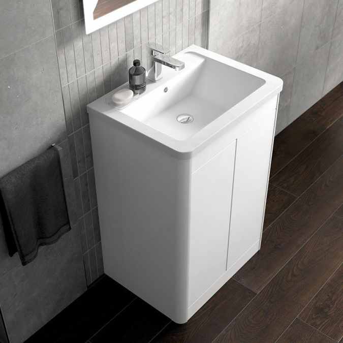 Bathroom Vanity Unit Nara 600mm Basin Elation Bathroom Vanity Unit Nara 600mm, Bathroom Sink Vanity Unit 600