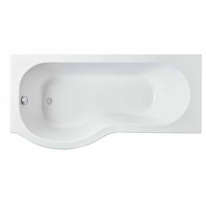 Nuie 1700 x 700 P Shower Bath - Package Deal | SBATH24/25