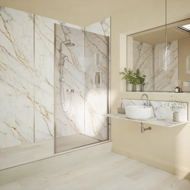 Nuance Fusion Norris Marble Panel from Bushboard