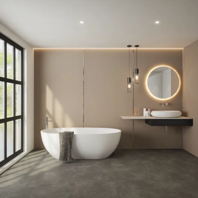 Nuance Fusion Storm Cloud Panel from Bushboard