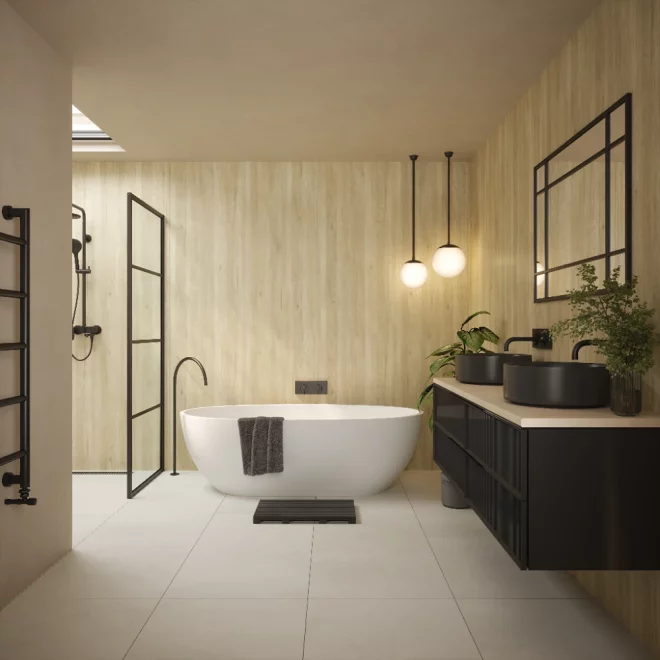 Nuance Warm Plaster 1500 x 600mm Laminate Worktop