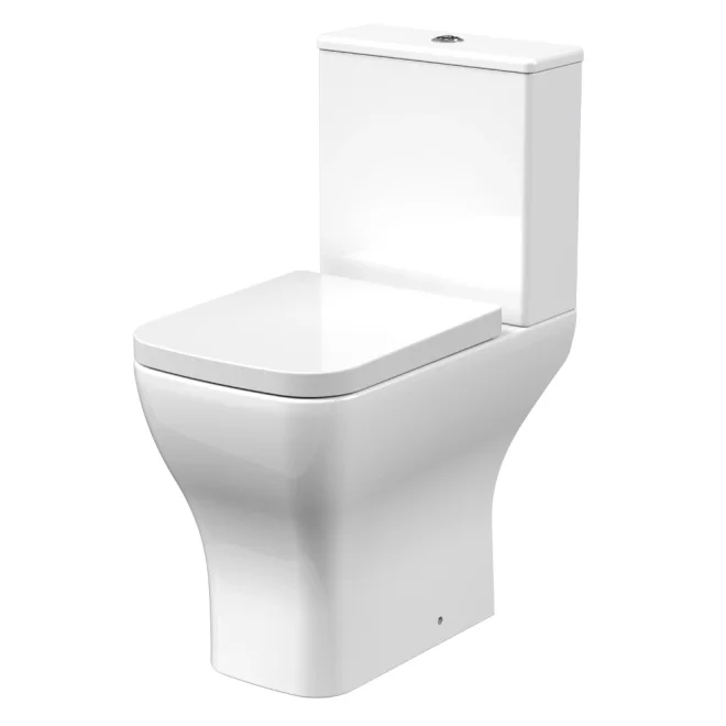 Nuie Ava Rimless Close Coupled Comfort Height Toilet & Seat