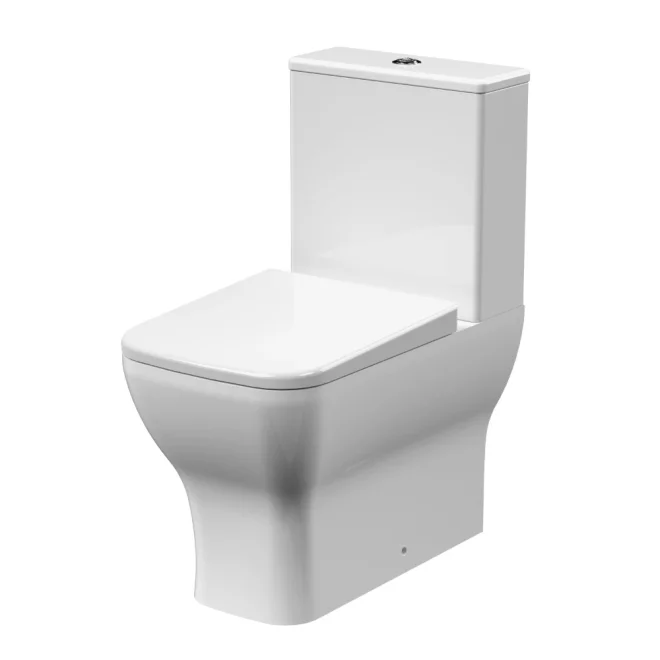 Nuie Ava Soft Rimless Close Coupled Toilet & Soft Close Seat