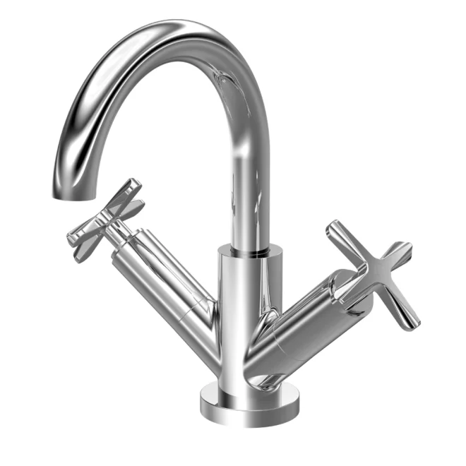 Nuie Aztec Chrome Mono Basin Mixer Tap & Waste