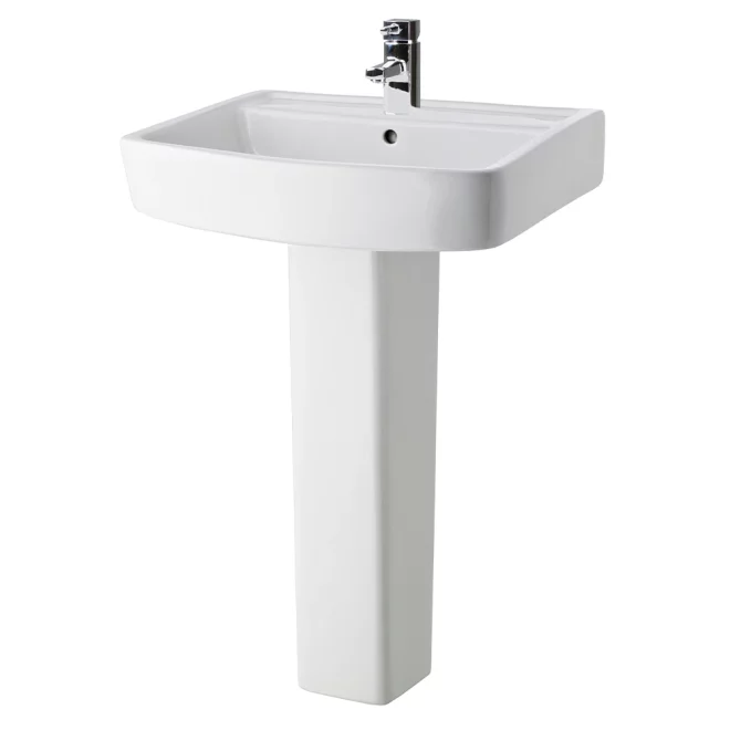 Nuie Bliss 600mm Basin & Pedestal