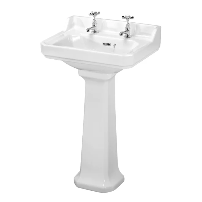 Nuie Carlton 560mm Basin & Pedestal