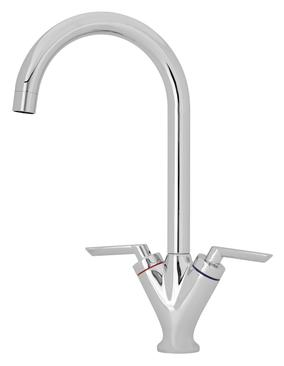 Nuie Dual-Handle Kitchen Sink Mixer Tap (KB321)