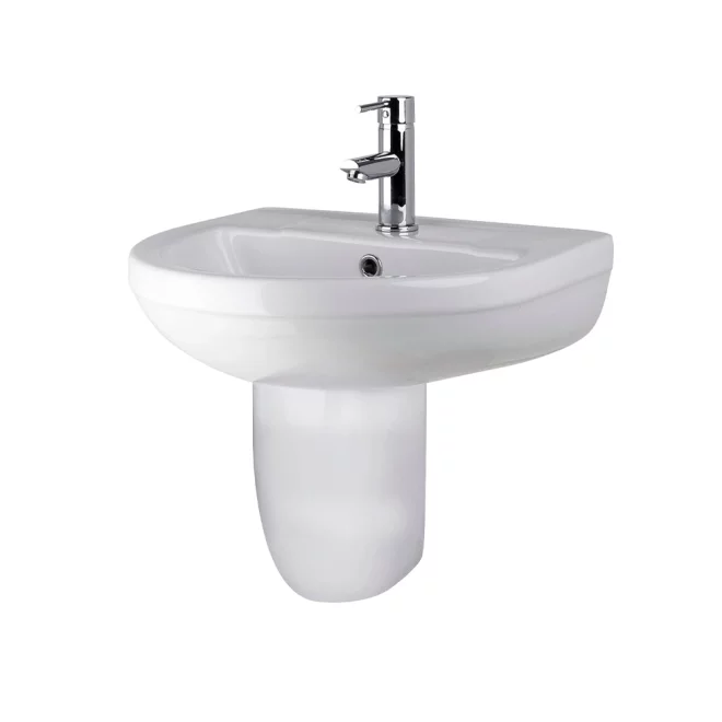 Nuie Harmony 500mm Basin & Semi Pedestal