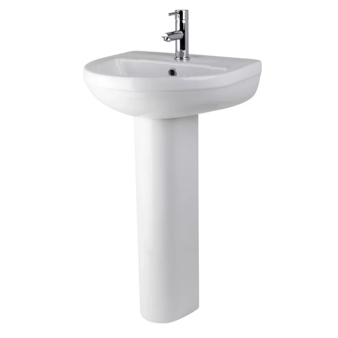 Nuie Harmony 550mm Basin & Pedestal