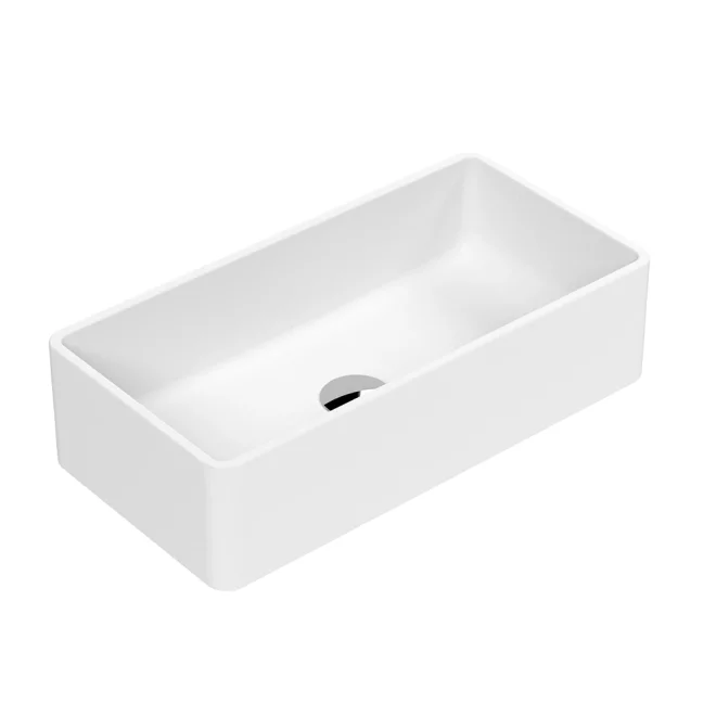 Nuie Luxe 465mm Rectangular Countertop Basin