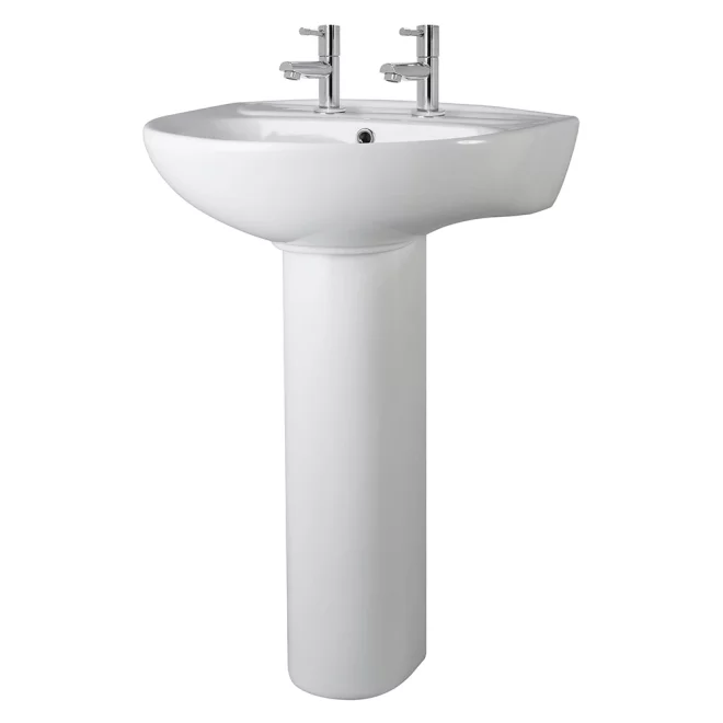 Nuie Melbourne 550mm Basin & Pedestal