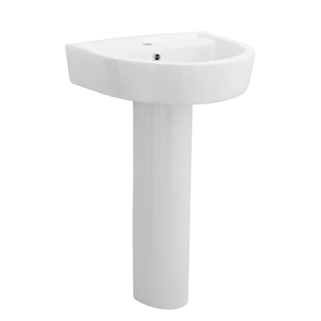 Nuie Provost 520mm Basin & Pedestal