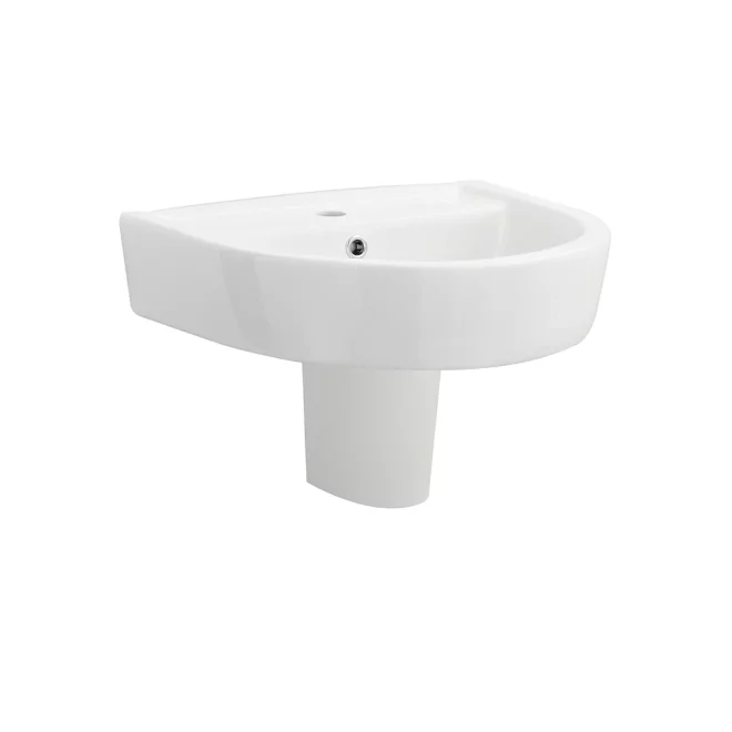 Nuie Provost 520mm Basin & Semi Pedestal