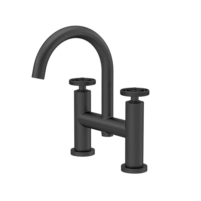Nuie Revolution Matt Black Bath Filler