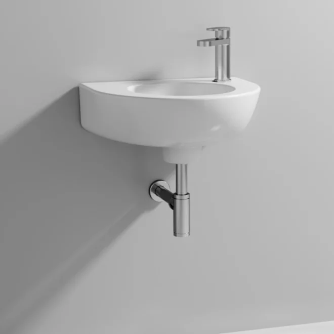 Nuie 450mm Wall Hung Cloakroom Basin