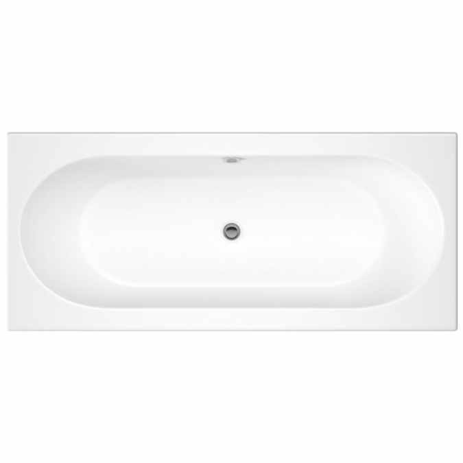 Nuie Otley 1800 x 800 Round Double Ended Bath