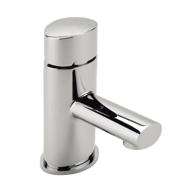 Sagittarius Oveta Monobloc Basin Mixer Tap with Sprung Waste