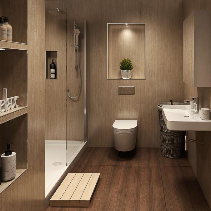 Perform Panel Travertino 1200mm Bathroom Wall Panels