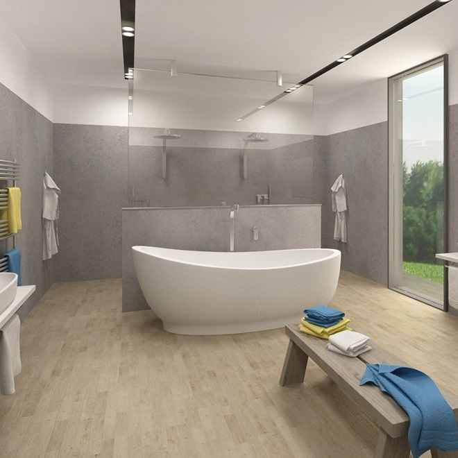 Perform Panel New Greystone 1200mm Bathroom Wall Panels