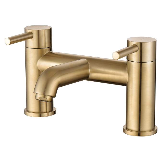 Pomeranian Bath Filler - Brushed Brass