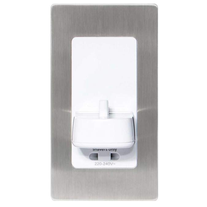 ProofVision InWall Toothbrush Charger With Shaver Socket PV12