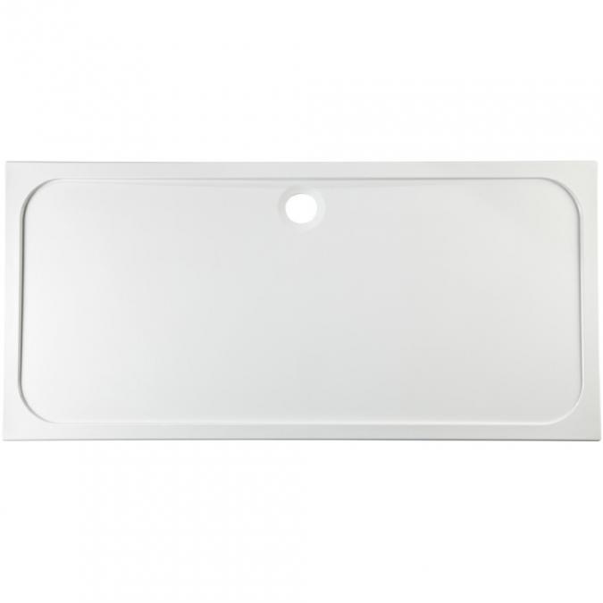 Deluxe 1700 x 800mm Rectangular Tray & Free Chrome Waste