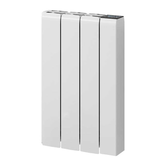 Reina Aron 570 x 360mm White Horizontal Bathroom Electric Radiator