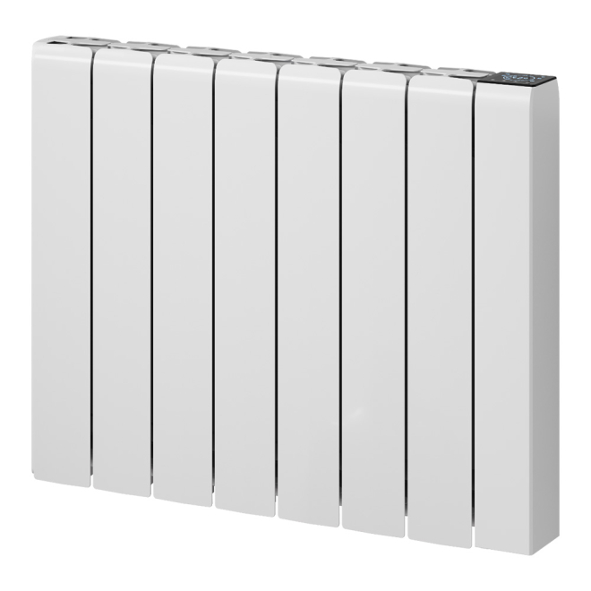 Reina Aron 570 x 720mm White Horizontal Bathroom Electric Radiator