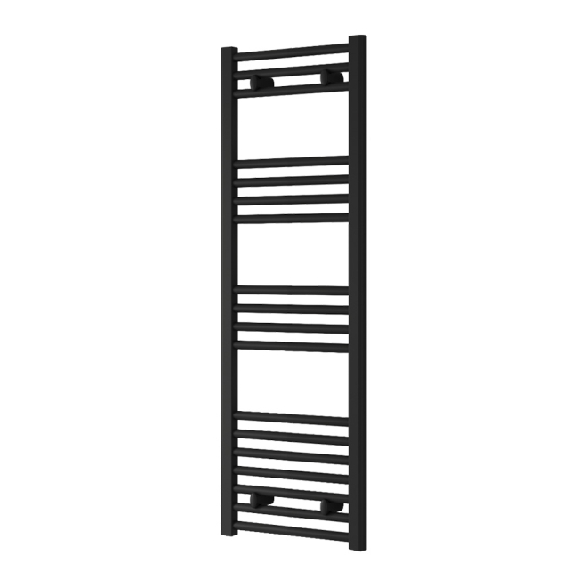 Reina Capo Black 1200 x 400mm Flat Electric Radiator