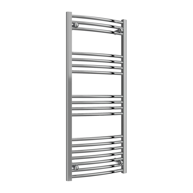 Reina Capo Chrome 1200 x 500mm Curved Electric Radiator